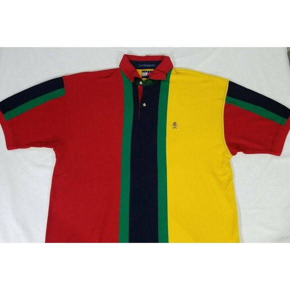 Tommy Hilfiger 90s Colorblock Vintage Multi Color - Picture 2 of 5